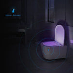 Home Toilet Bathroom Seat Night Light, DC 5V, PIR Motion UV Sterilization Light