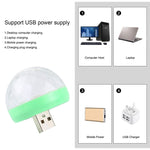 4W RGB USB LED Crystal Magic Ball Stage Light with Micro USB Adapter, with Micro USB Adapter