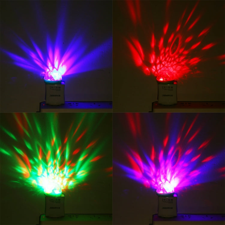 4W RGB USB LED Crystal Magic Ball Stage Light with Micro USB Adapter, with Micro USB Adapter