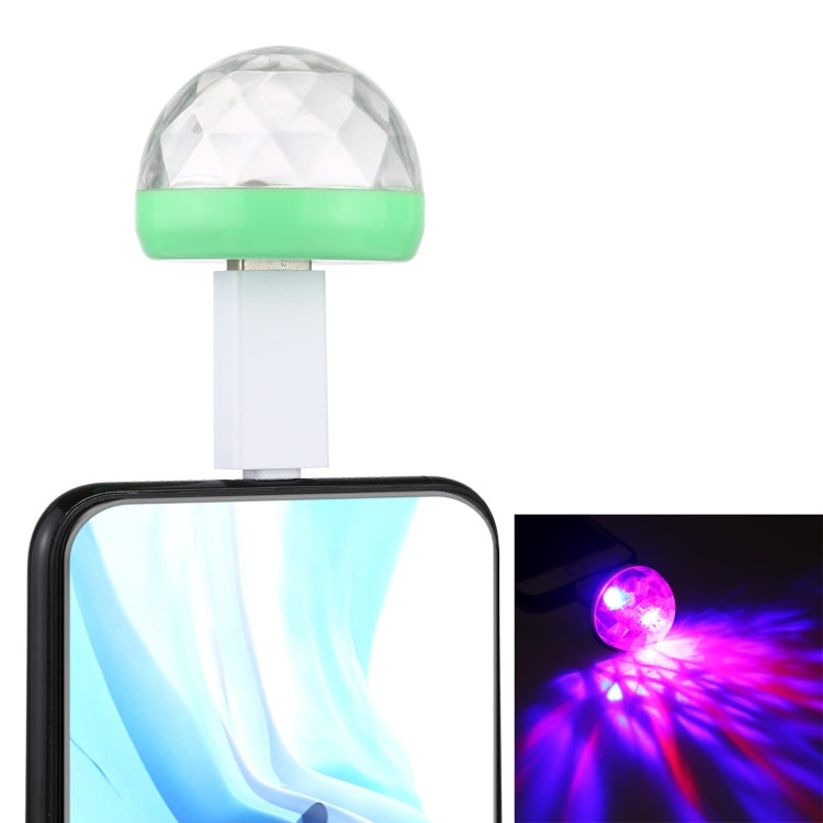 4W RGB USB LED Crystal Magic Ball Stage Light with 8 Pin Adapter, with 8 Pin Adapter