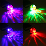 4W RGB USB LED Crystal Magic Ball Stage Light with 8 Pin Adapter, with 8 Pin Adapter