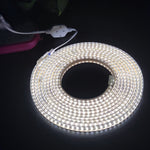 10m SMD 2835 1200 LEDs Strip Light, AC 220V-240V, EU Plug, 10m