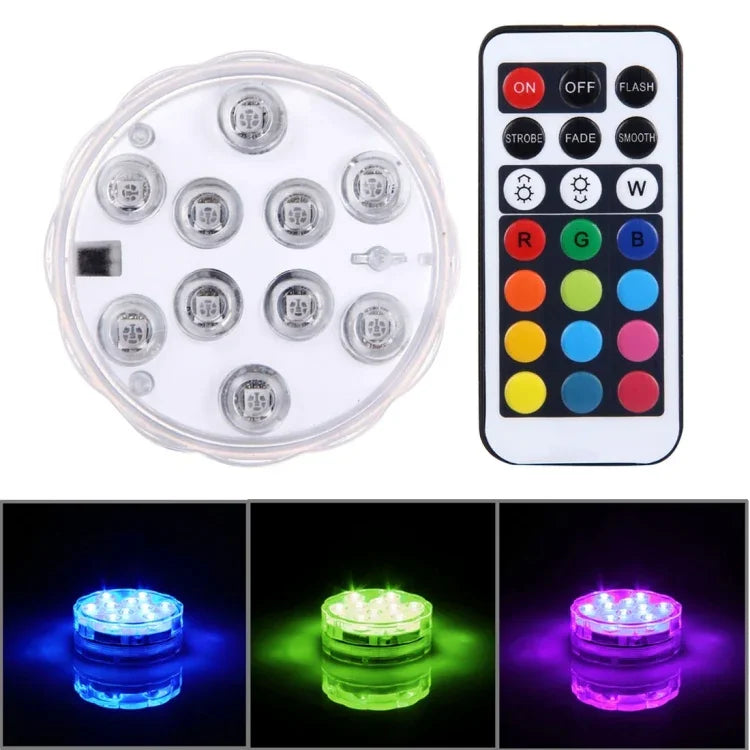 10 LEDs Cylinder Remote Controlled with Remote Controllor, Remote Control Range(in Open Area): 24-30 Feet, 10 LED