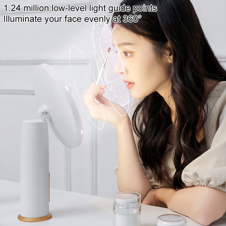 Intelligenter LED-Tischkosmetikspiegel mit Fülllicht, Weißlicht, Weißlicht