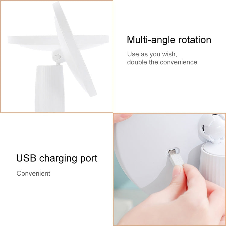 Intelligenter LED-Tischkosmetikspiegel mit Fülllicht, Weißlicht, Weißlicht