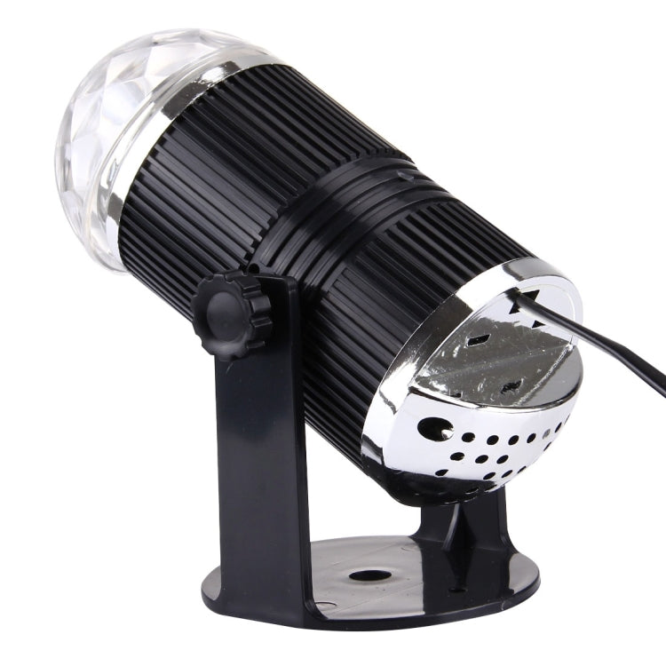 3W Mini Rotating Magic Ball LED Stage Light  EU Plug, EU Plug