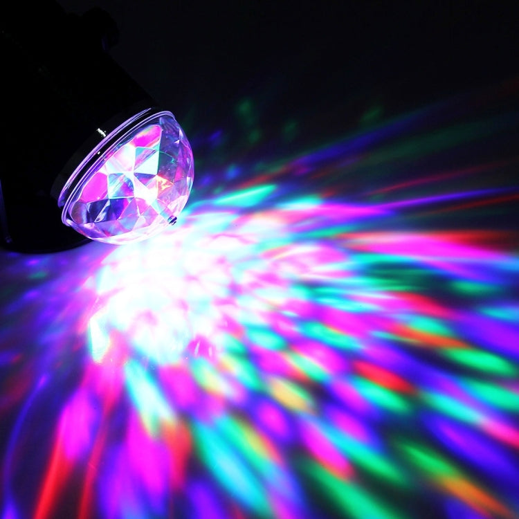 3W Mini Rotating Magic Ball LED Stage Light  EU Plug, EU Plug