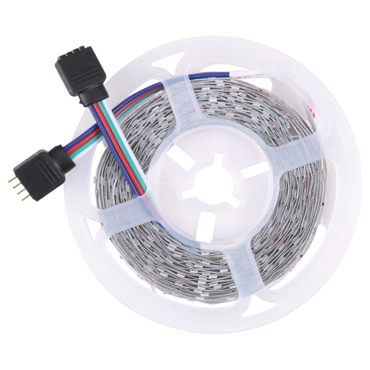 Bare Board 2835 SMD RGB LED Rope Light, 60 LED/m, Length: 5m, 12V 2A 100-240V, with 44-key Remote Control, 2835 SMD RGB LED, 5m, with 44-key Remote Control