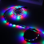 Bare Board 2835 SMD RGB LED Rope Light, 60 LED/m, Length: 5m, 12V 2A 100-240V, with 44-key Remote Control, 2835 SMD RGB LED, 5m, with 44-key Remote Control