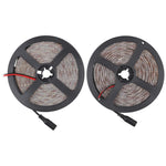 2 قطعة شريط إضاءة LED أبيض قابل للتعتيم 2835 SMD بدون غلاف، 60 مصباح LED/متر، الطول: 5 متر، 12 فولت 2 أمبير 100-240 فولت