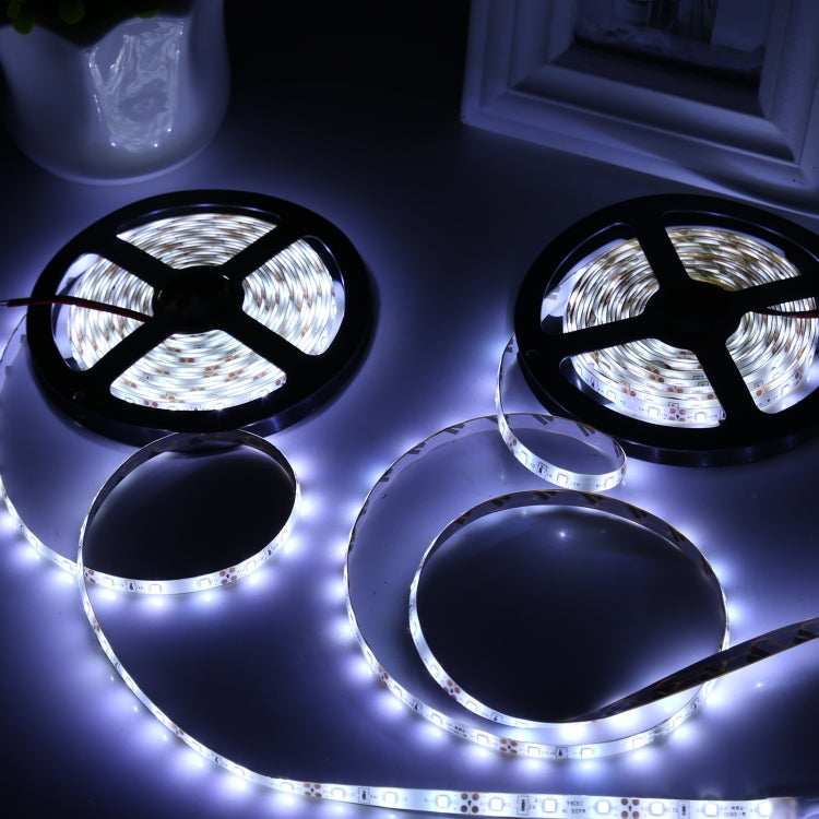 2 قطعة شريط إضاءة LED أبيض قابل للتعتيم 2835 SMD بدون غلاف، 60 مصباح LED/متر، الطول: 5 متر، 12 فولت 2 أمبير 100-240 فولت