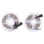 2pcs Bare Board 5050 SMD RGB LED Rope Light, 30 LED/m, Length: 5m, 12V 2A 100-240V, with 24 Keys Doodle Controller, 5050 SMD RGB LED, 5m x 2