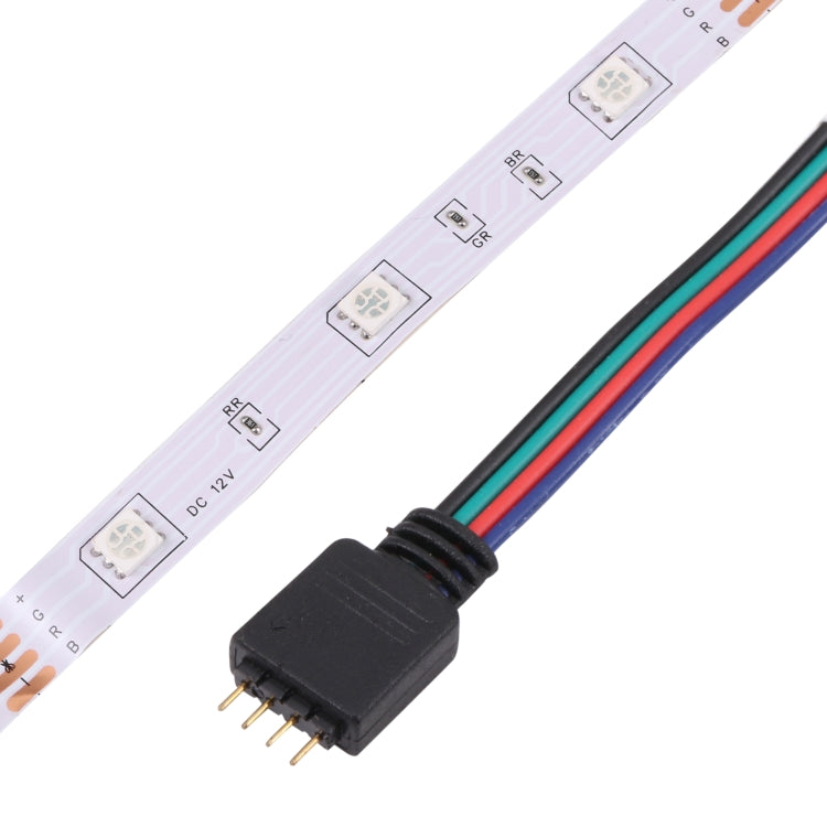 2pcs Bare Board 5050 SMD RGB LED Rope Light, 30 LED/m, Length: 5m, 12V 2A 100-240V, with 24 Keys Doodle Controller, 5050 SMD RGB LED, 5m x 2