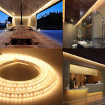 2pcs Bare Board 5050 SMD RGB LED Rope Light, 30 LED/m, Length: 5m, 12V 2A 100-240V, with 24 Keys Doodle Controller, 5050 SMD RGB LED, 5m x 2