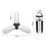 Multifunctional Solar USB Charging 60 LED Trefoil Camping Lamp Outdoor Tent Portable Lamp Flashlight  Emergency Light Bulb Light, Style: Solar, Style: Solar