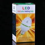 مصباح دوار LED كامل الألوان للحفلات العائلية / KTV / الحانات / الفنادق / منسقي الموسيقى، تيار متردد 85-260 فولت
