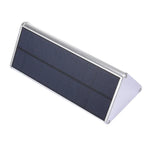 800 LM 48 LEDs SMD 2835 Sensor Triangle Energy Saving Wall Light with Solar Panel and Hidden Switch for Garden / Courtyard / Outdoor Camping(Silver)