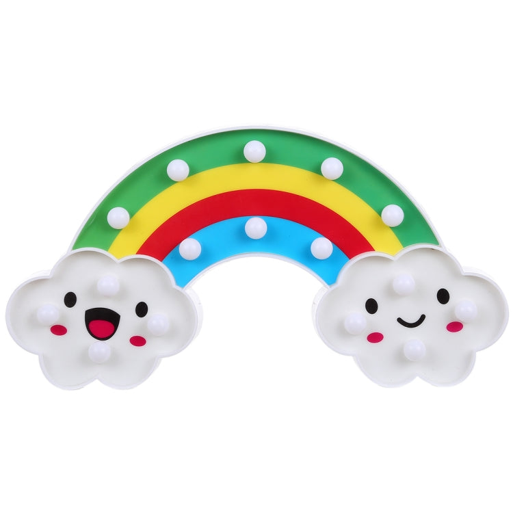 2 x AA Batteries Powered Party Festival Table Wedding Lamp Night Light, Rainbow