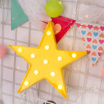 2 x AA Batteries Powered Party Festival Table Wedding Lamp Night Light, Pentagram(Blue), Pentagram(White), Pentagram(Yellow)