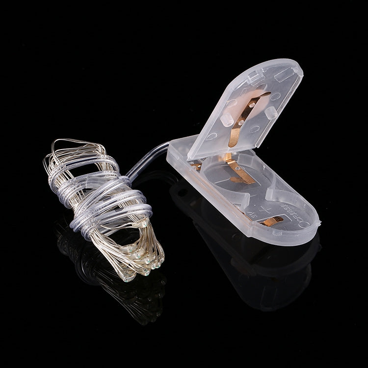 20 LEDs SMD 0603 IP65 Waterproof CR2032 Button Batteries, 2m Blue Light, 2m Green Light, 2m Red Light, 2m White Light, 2m Warm White