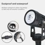 3W One for Three Solar Spotlight Outdoor IP65 Waterproof Light Control Induction Lawn Lamp, Luminous Flux: 300-400lm (RGB Cyclic Fixation), One for Three