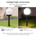 2pcs Light-controlled Bulb-shaped Lawn Light Outdoor Garden Light LED Solar Light