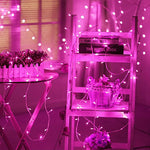 96 LEDs Little Ice Bars String Light with End Joint & Multi-function Controller, EU Plug, AC 220V, 3.5m Warm White EU Plug, 3.5m Yellow Light EU Plug, 3.5m Blue Light EU Plug, 3.5m Colorful Light EU Plug, 3.5m Pink Light EU Plug, 3.5m Purple Light EU P...