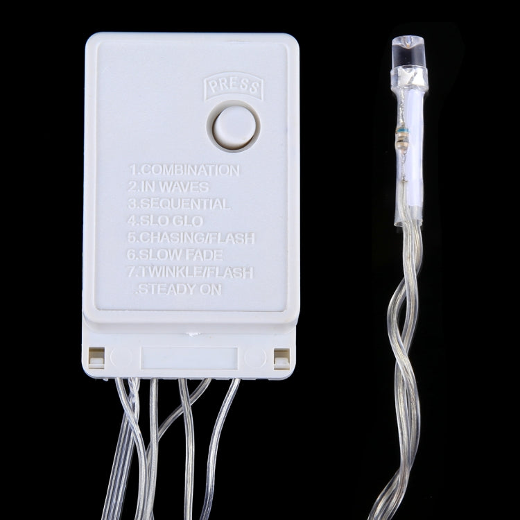 96 LEDs Little Ice Bars String with End Joint & Multi-function Controller, US Plug, AC 110V, 3.5m Blue Light US Plug, 3.5m Colorful Light US Plug, 3.5m Purple Light US Plug, 3.5m White Light US Plug, 3.5m Warm White US Plug