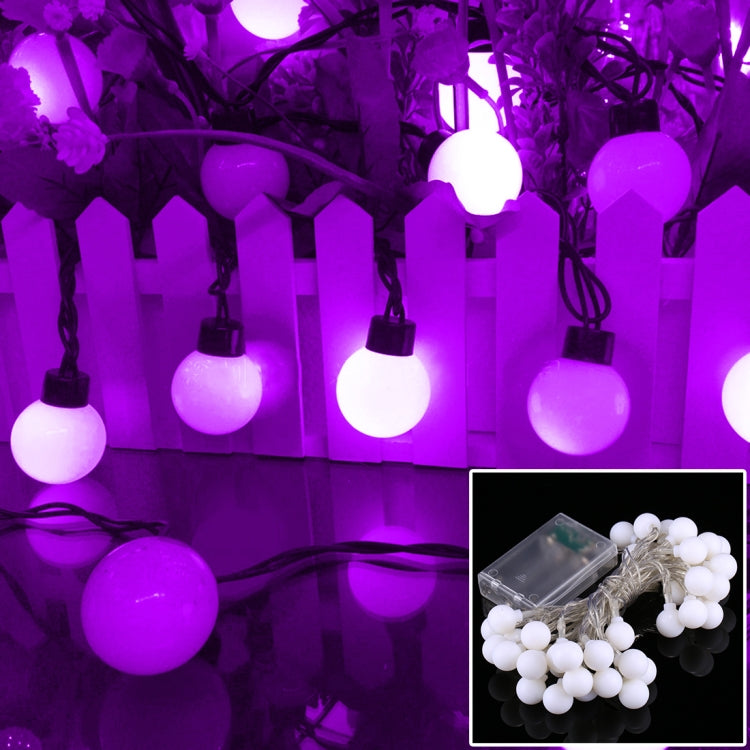 40 LEDs 3 x AA Batteries Powered String Light with 3-Modes, DC 4.5V, 4m White Light, 4m Warm White, 4m Blue Light, 4m Colorful Light, 4m Green Light, 4m Purple Light, 4m Red Light