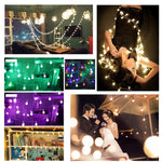 40 LEDs 3 x AA Batteries Powered String Light with 3-Modes, DC 4.5V, 4m White Light, 4m Warm White, 4m Blue Light, 4m Colorful Light, 4m Green Light, 4m Purple Light, 4m Red Light