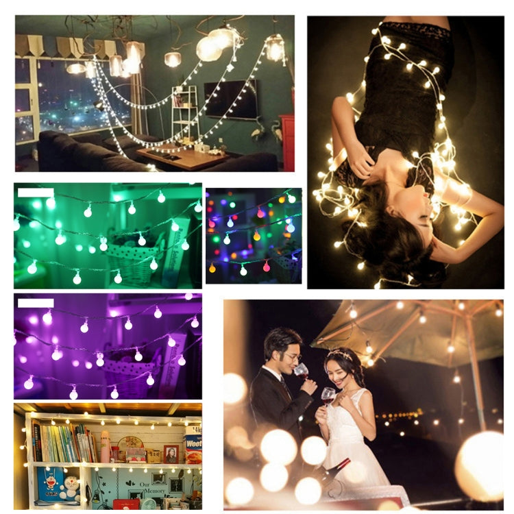 40 LEDs 3 x AA Batteries Powered String Light with 3-Modes, DC 4.5V, 4m White Light, 4m Warm White, 4m Blue Light, 4m Colorful Light, 4m Green Light, 4m Purple Light, 4m Red Light