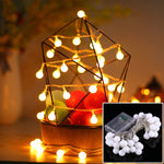 سلسلة أضواء 40 LED تعمل ببطاريات 3 × AA مع 3 أوضاع، DC 4.5V، 4 أمتار ضوء أبيض، 4 أمتار ضوء أبيض دافئ، 4 أمتار ضوء أزرق، 4 أمتار ضوء ملون، 4 أمتار ضوء أخضر، 4 أمتار ضوء بنفسجي