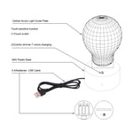 7 Color Discoloration Creative Visual Stereo Lamp Desk Lamp Night Light, Horse Shape