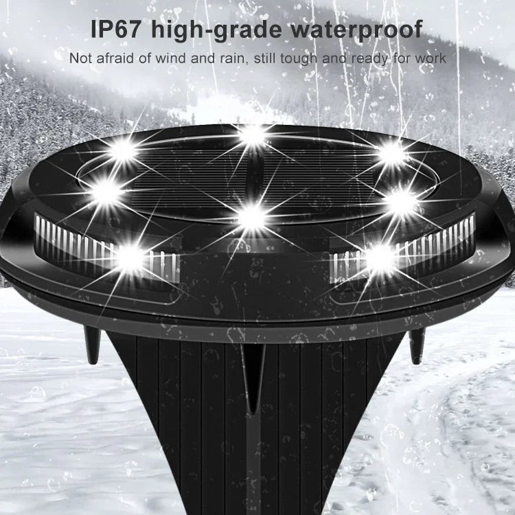 10 LEDs Solar Outdoor Garden Waterproof Buried Light, 10 LED