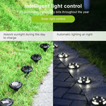 10 LEDs Solar Outdoor Garden Waterproof Buried Light, 10 LED