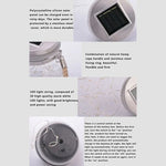 Solar Energy Glass Bottle Pendent Lamp IP55 Waterproof Outdoor Garden Decoration Light, Warm White Light