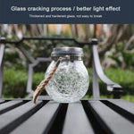 Solar Energy Glass Bottle Pendent Lamp IP55 Waterproof Outdoor Garden Decoration Light, Warm White Light