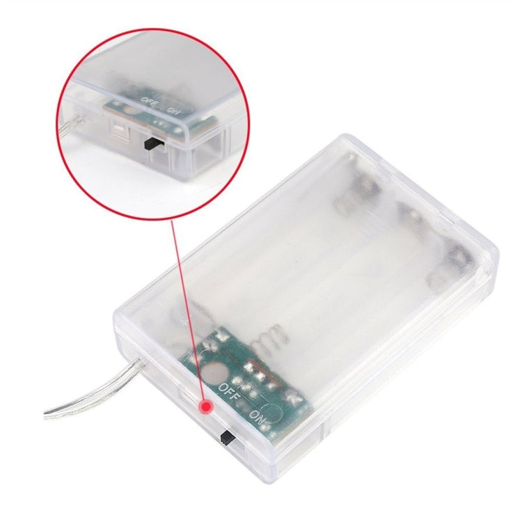 80 LEDs 3 x AA Batteries Box Chains Lamp Decorative Light for Home Hanging Pictures, DIY Party, Wedding, Christmas Decoration, 10m