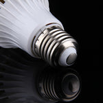 لمبة LED E27 5W مع 12 مصباح SMD 5730 300LM مع حساس حركة بالأشعة تحت الحمراء، مدى الاستشعار: 4-6 أمتار، AC 220V، E27 5W ضوء أبيض، E27 5W ضوء أبيض دافئ