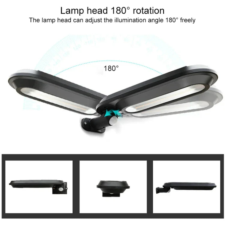 18 LEDs 600LM IP65 Waterproof Solar Powered Garden Lamp Body Induction Light Street Lamp