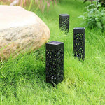 Outdoor Hollowing Out Solar Energy Garden Lawn Lamp