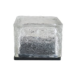 IP68 Waterproof Solar Powered Tempered Glass Outdoor LED Buried Light Garden Decoration Lamp with 0.2W Solar Panel