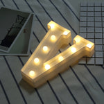 إضاءة عطلات LED دافئة بيضاء تعمل بالبطارية، للوقوف أو التعليق، A، N، B، O، C، P، D، Q، E، R، F، G، T، U، V، I، W، J، K، X، L، M، Z
