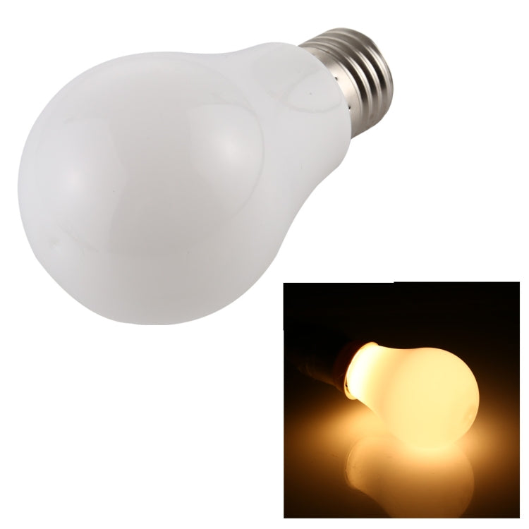 7W 500LM E27 2835 28LEDs Flicker Free LED Energy Saving Bulb, Light Color: Warm White, AC 85-265V, 7W