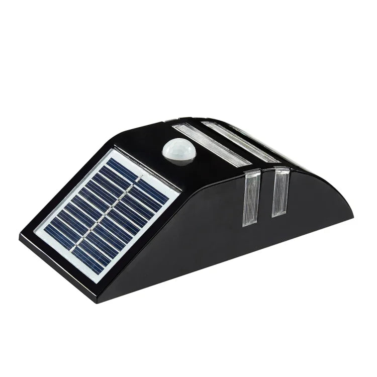80 LM 6000-6500K Outdoor Wall Light with 5V 0.5W Solar Panel, 0.2W White Light