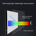 Ultra-thin A4 Size Portable USB LED Artcraft Tracing Light Box Copy Board Brightness Control for Artists Drawing Sketching Animation and X-ray Viewing, Brightness Control No Charger