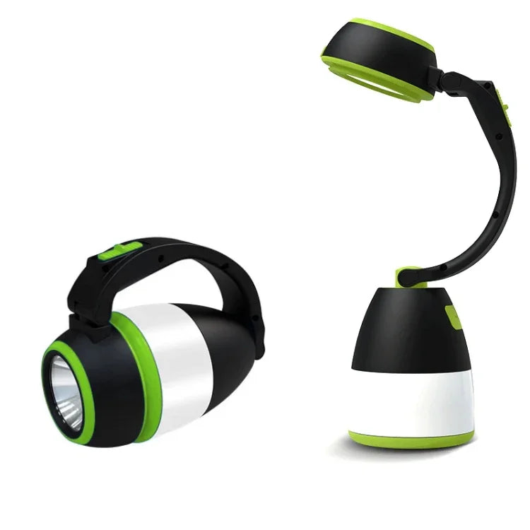L001 5W USB Charging Hand-held LED Camping Lamp with Power Bank Function(Green), LED6908, LED6908L, LED6908R