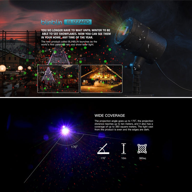 Dynamic Red + Green Laser Mini Outdoor Lamp, CMF-A103