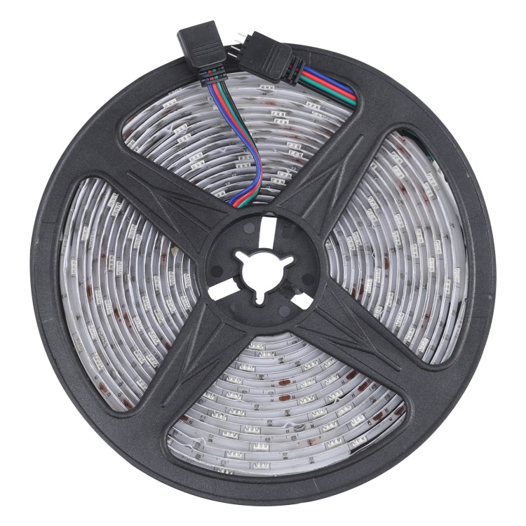 5m 150 LEDs SMD 5050 IP65 Waterproof Bluetooth RGB Light Strip with 24-keys Remote Control, EU Plug, 5m 150 LEDs IP65