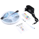 10m 300 LEDs SMD 5050 IP44 Waterproof RGB Light Strip with 24-keys Remote Control, EU Plug, 10m 300 LEDs IP44